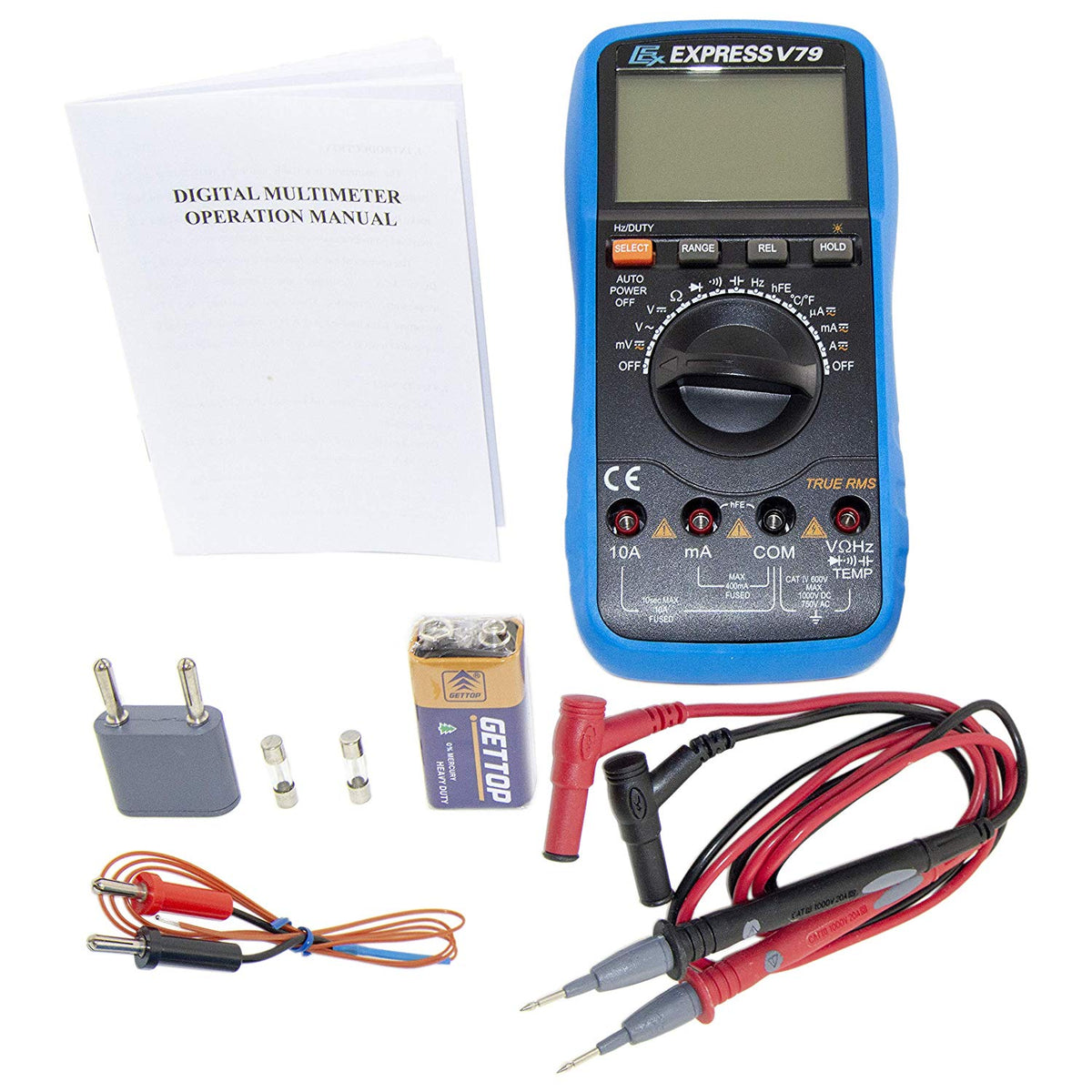 Electronix Express V79 Auto Ranging True RMS Digital Multimeter