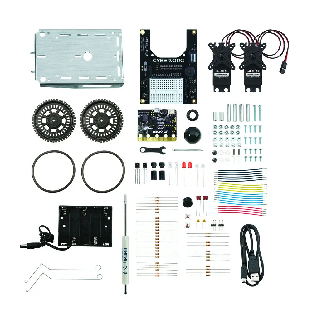 Parallax Cyber:bot Robot Kit – Electronix Express