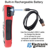 Digital Multimeter with Data Storage Oscilloscope, True RMS, 10MHz Bandwidth, Storage Scope