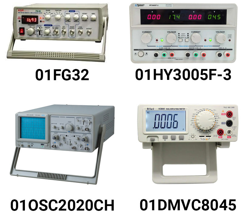 RSR 4-In-1 Instrumenta Lab Bench Setup - 3MHz Function Generator 