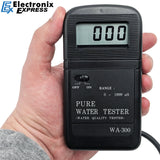 Digital Water Quality Tester, 0 to 1,999µS Range, 3½-Digit LCD Display, Pocket Size, Tests Water Purity / Filter Effectiveness (WA-300)