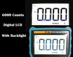 ZT-M0 True-RMS Digital Multimeter Auto and Manual with Analog Bar Graph AC/DC Voltage Ammeter Current Ohm