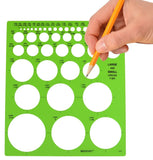 Westcott Large and Small Circles Template (T-831)