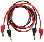 RSR Test Leads - Banana to Banana Lead Set (Includes 1 Red & 1 Black), 36" Length, Stackable