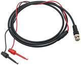 BNC to IC Test Hook Lead, 60" Long Coax and 18" Long Connecting Wires