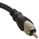 RCA Male to Dual RCA Female Y-Adapter Cable, 6-Inch Length