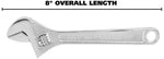 GreatNeck 8-Inch Adjustable Wrench (AW8C)