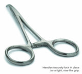 5½" Curved Nose Hemostat Clamp with Serrated Jaws