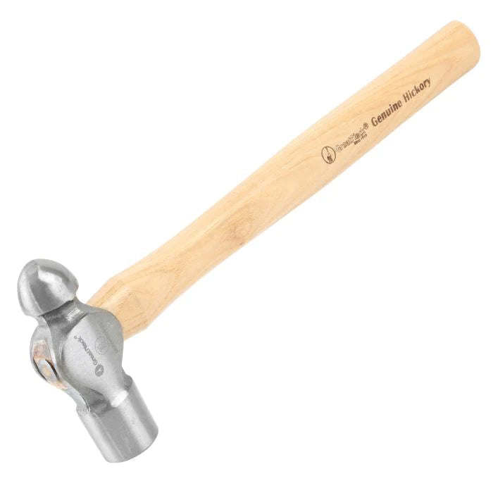 GreatNeck 16 Ounce Hickory Ball Peen Hammer, Auto Body Hammer, Wood Ha ...