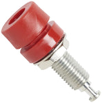 Red Panel Mount 4mm Banana Jack Connector (1581-2)