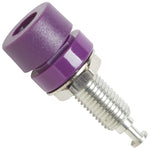 Violet Panel Mount 4mm Banana Jack Connector (1581-7)