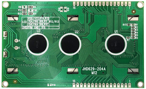 20 x 4 Dot Matrix Backlit LCD Module with Driver & Controller 