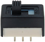 H251 SPDT Slide Switch with PC Leads on 0.1" Center - Ideal for Breadboards