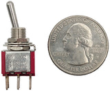 Miniature On-On DPDT Toggle Switch, 6-Pin PC Lead Termination