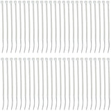 100 Count 4-inch Cable Ties, White
