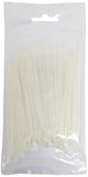 100 Count 4-inch Cable Ties, White