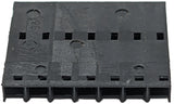 7-Position Crimp Terminal Housing, 0.100" (2.54mm) Pitch