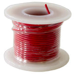 25 Feet Red 22 Gauge Stranded Hook-Up Wire, Tinned Copper, PVC Insulation (Shade May Vary), 300 Volts