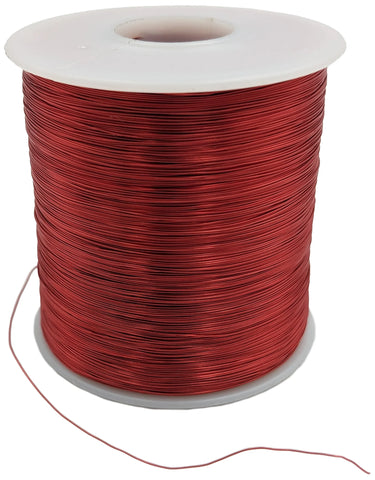 1 Pound 30 Gauge Enameled Copper Magnet Wire, Approx. 3,100 Feet Length