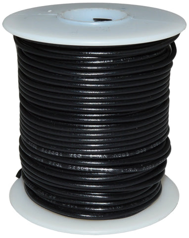 100 Feet Black 22 Gauge Solid Hook-Up Wire, Tinned Copper, PVC Insulation (Shade May Vary), 300 Volts