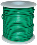 Hook Up Wire 22 Gauge Solid Color Green Length 100 feet, 300 Volts