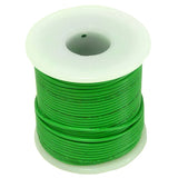 Hook Up Wire 22 Gauge Solid Color Green Length 100 feet, 300 Volts