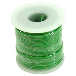 100 Feet Green 22 Gauge Stranded Hook-Up Wire, Tinned Copper, PVC Insulation (Shade May Vary)