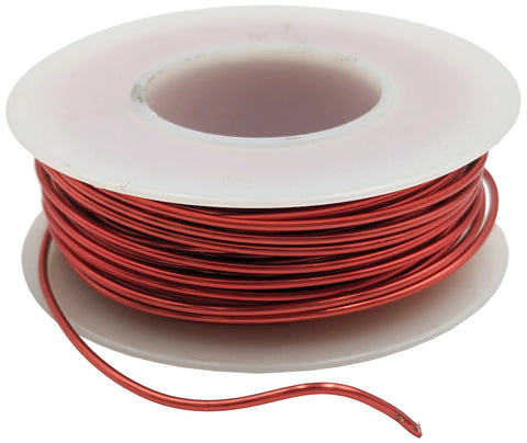 1/4 Pound 18 Gauge Enameled Copper Magnet Wire, Approx. 50 Feet Length