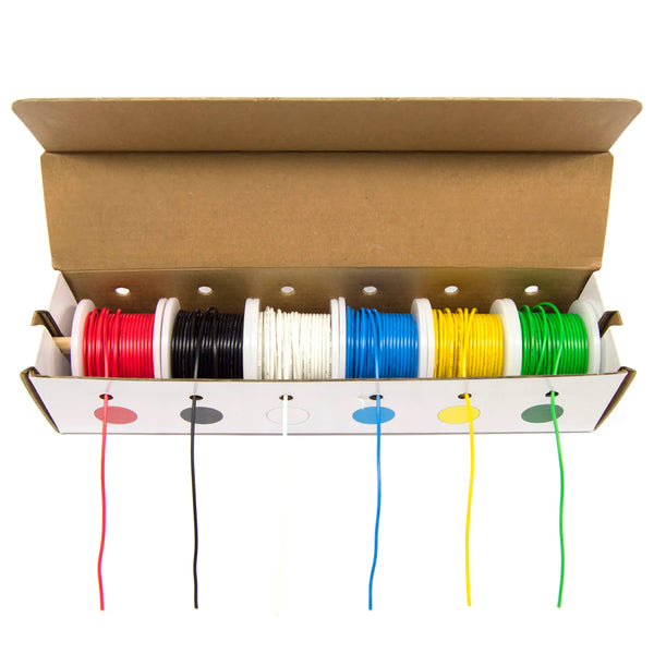 12AWG Hook Up Wire Kit 2-color Tinned Stranded Wire