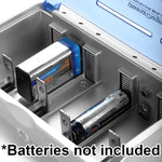 Universal Battery Charger for C D AA AAA 9V Ni-MH Ni-CD Rechargeable Batteries with Discharge Function