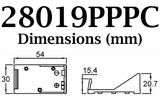 9V Battery Holder with PC Leads, Plastic Case (2.12" x 1.18 x 0.81")