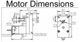 Dagu Motor and Encoder Kit for Robotics Projects, Includes Pair of Wheels, Motors, Encoder Kits (RS034)