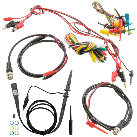 RSR Test Lead Kit, 60MHz Scope Probe, BNC to Alligator, BNC to IC Test Hook and More