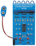 Elenco Practical Soldering Project Kit - Teaches Soldering, Boards, Components, Color Codes (SP3B)