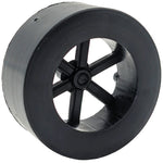 100 Pack Black 40mm Rear Wheels with Spokes for Co2 Dragsters