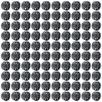 100 Pack Black 40mm Rear Wheels for Shell Style Co2 Dragsters