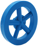 100 Pack Blue 35mm Front Wheels with Spokes for Co2 Dragsters