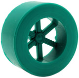 100 Pack Green 40mm Rear Wheels with Spokes for Co2 Dragsters