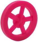 100 Pack Pink 35mm Front Wheels with Spokes for Co2 Dragsters