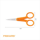 Fiskars No. 5 Micro-Tip Fabric Scissors for Sewing and Crafts (94817897J)