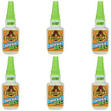 Gorilla 6 Pack 15 Gram Tubes Super Glue Gel, Dries in 10-45 Seconds