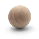 10 Pack 1" Diameter Wooden Balls for Crafting