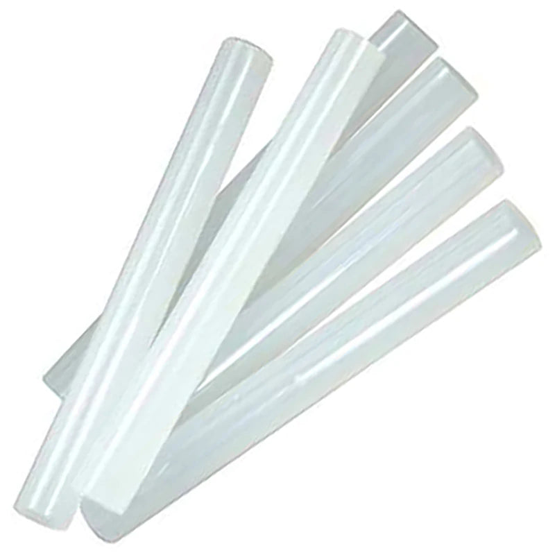 Stanley Hot Melt Adhesive, Clear, 1/4 in Diameter, 4 in Length