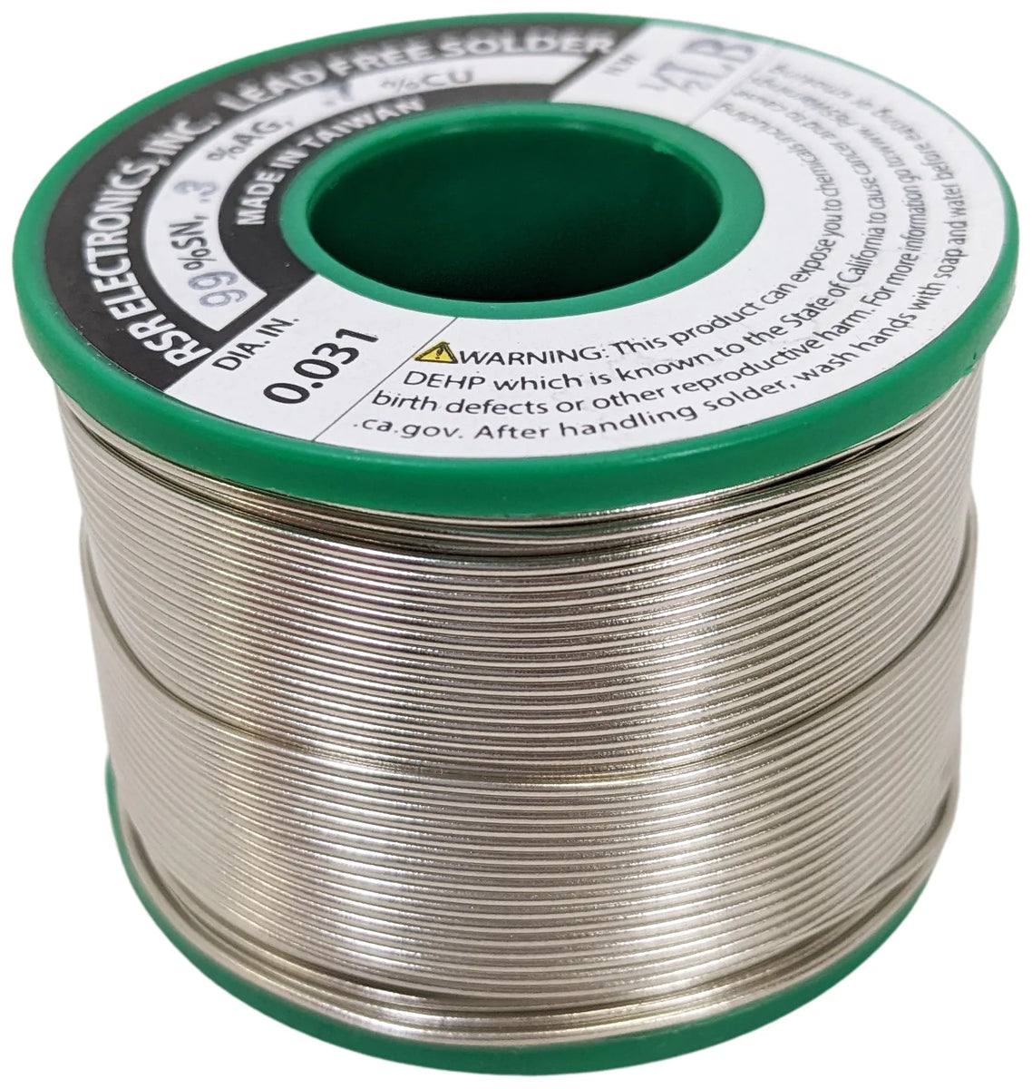 Lead-Free Solder 1/2 lb Spool, .031