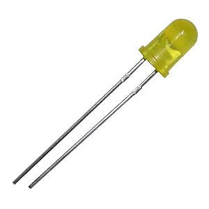 LED, 5 mm, standard, yellow