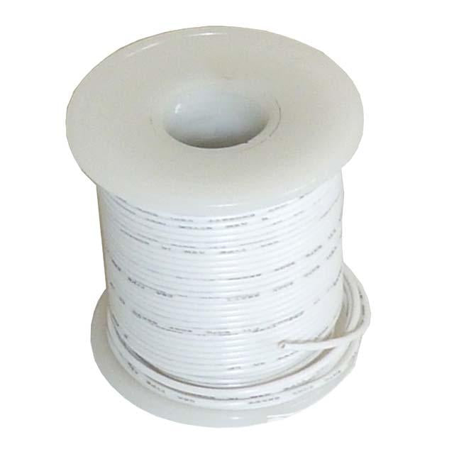 Hook Up Wire 22 Gauge Solid Color White Length 100 feet – Electronix Express